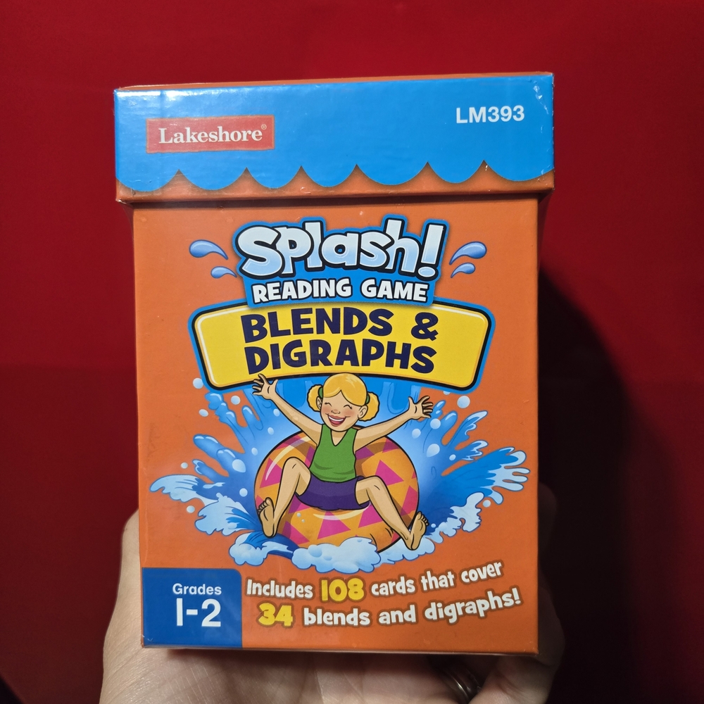 NEW Lakeshore‎ Splash Reading Readiness Game Blends & Diagraphs Home School 1-2